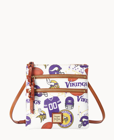 NFL Vikings N S Triple Zip Crossbody