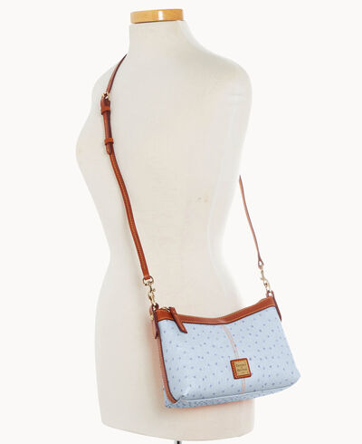 Ostrich Crossbody Pouch