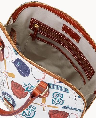 MLB Mariners Zip Zip Satchel