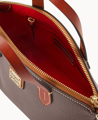 Pebble Grain Ruby Bag With Card Case