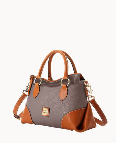 Pebble with Florentine Trim Satchel 30