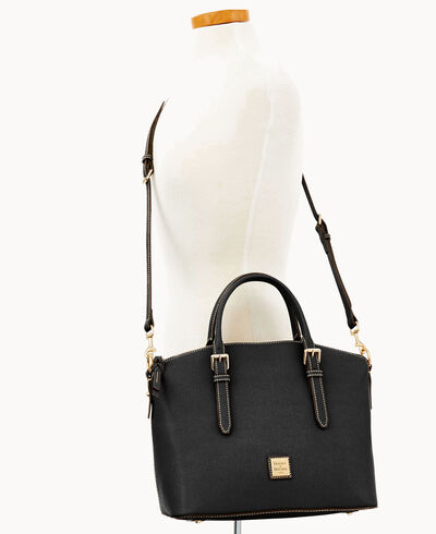 Saffiano Domed Satchel