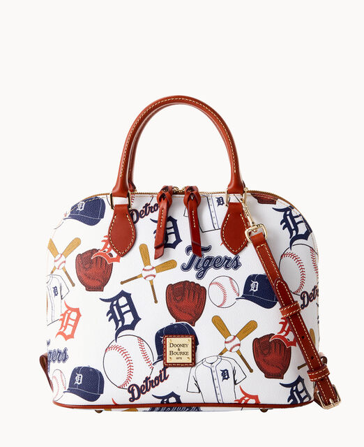 Dooney & Bourke Orange Navy Stripe Detroit Tigers Nylon