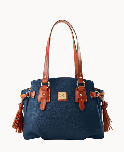Pebble Grain Small Winged Shopper