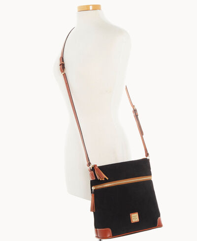 Suede Tassel Crossbody