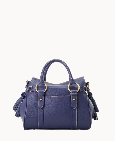 Lucca Leather Satchel With Pocket