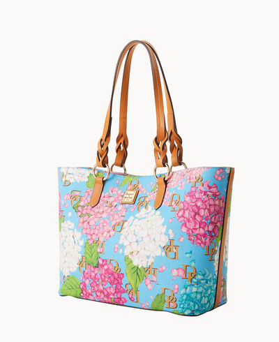 Hydrangea Monogram Nelly Tote