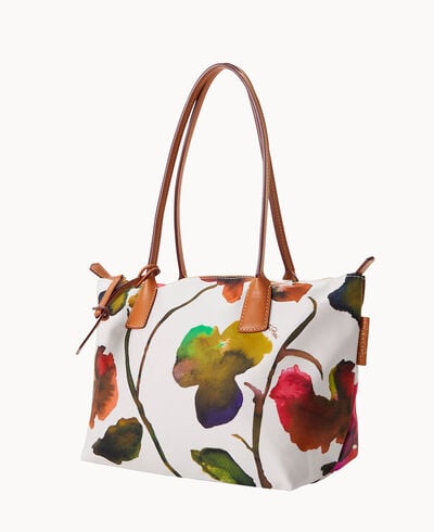 Roberta Pieri Flower Classic Sm Robertina Tote w Long Handle