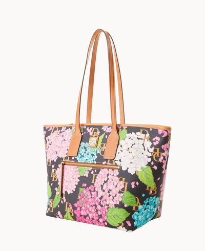 Hydrangea Monogram Tote