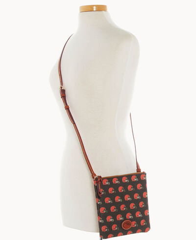 NFL Browns North South Top Zip Crossbody