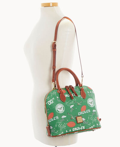 NFL Eagles Zip Zip Satchel