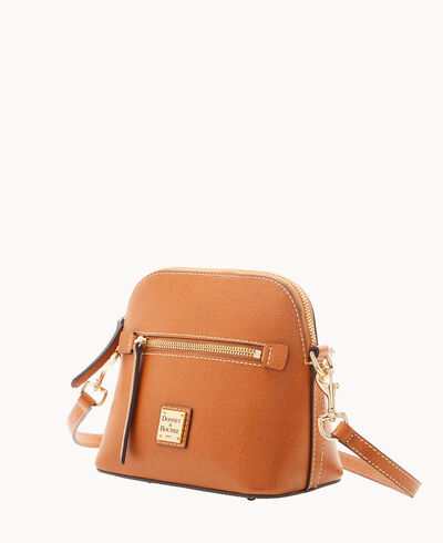 Saffiano Domed Crossbody