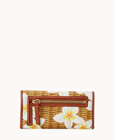 Plumeria Continental Clutch