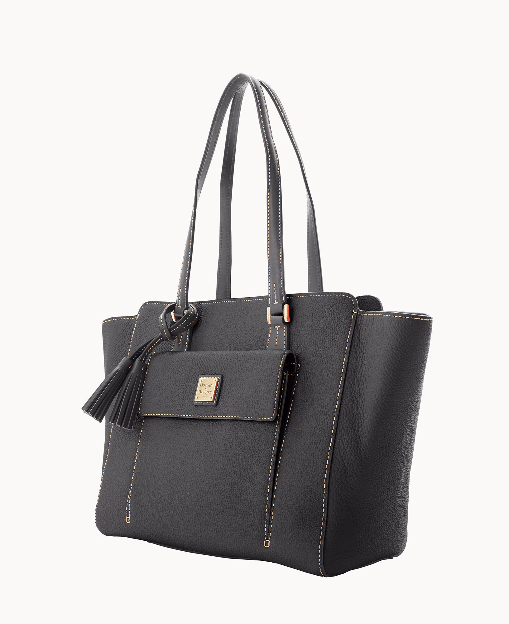 Pebble leather lexington tote clearance