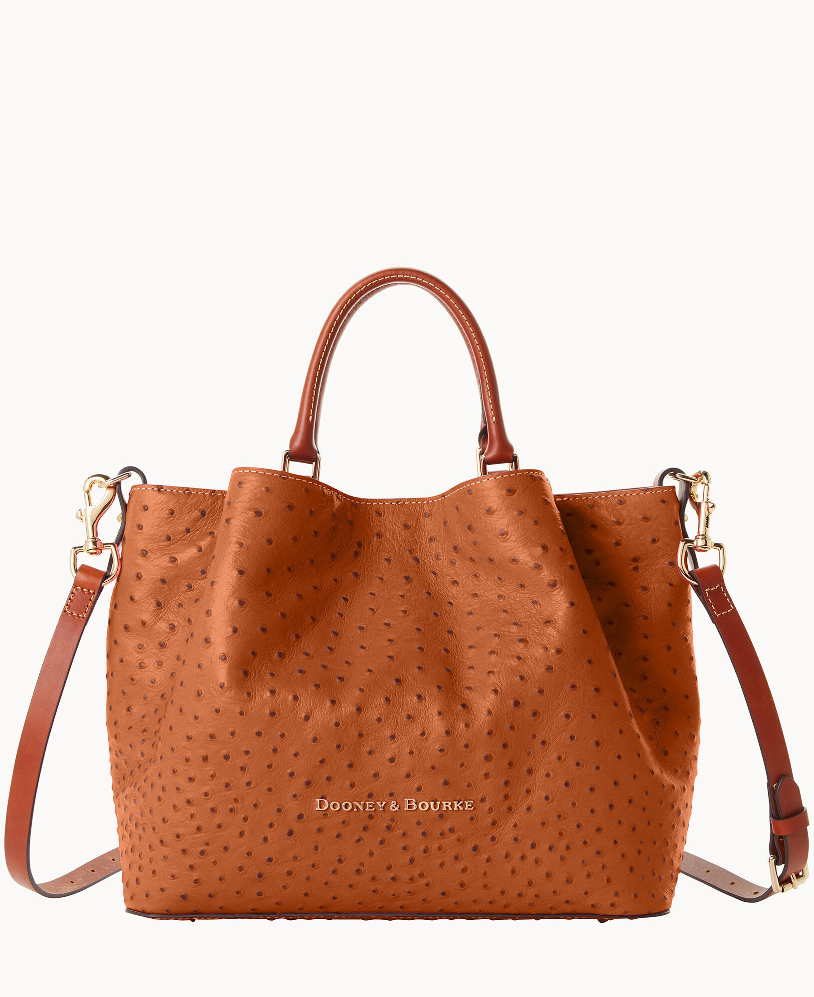Dooney and bourke barlow ostrich on sale