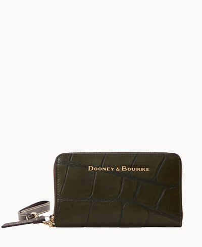 Denison Zip Around Phone Wristlet