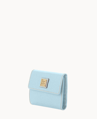 Saffiano Small Flap Wallet