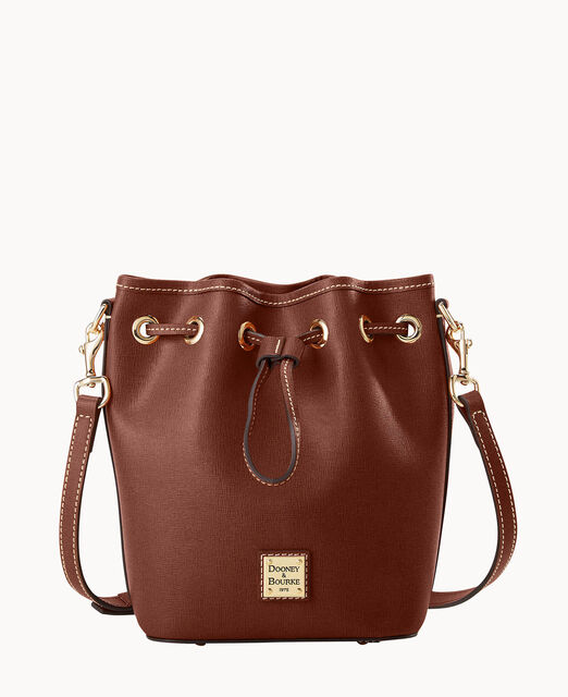 Saffiano Small Drawstring