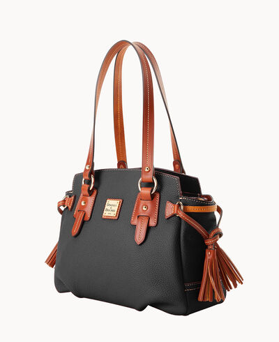 Pebble Grain Small Winged Shopper
