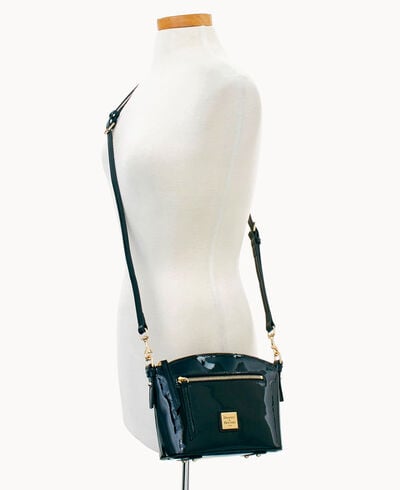 Patent Domed Crossbody