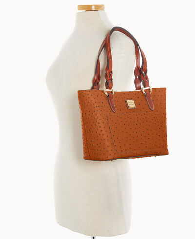 Ostrich Small Gretchen Tote