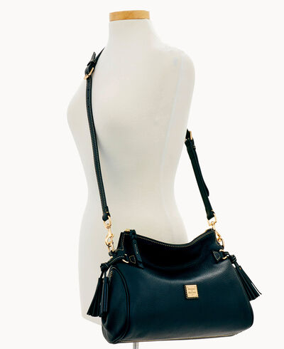 Pebble Grain Medium Zip Crossbody