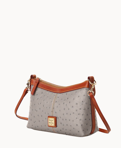 Ostrich Crossbody Pouch