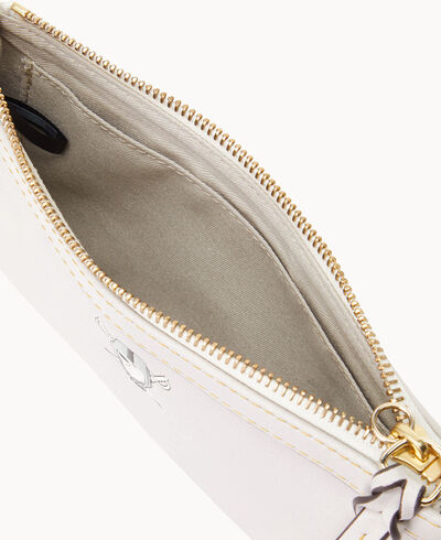 NFL Raiders Large Slim Wristlet