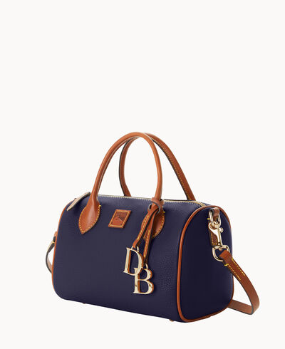 Pebble Grain Barrel Satchel