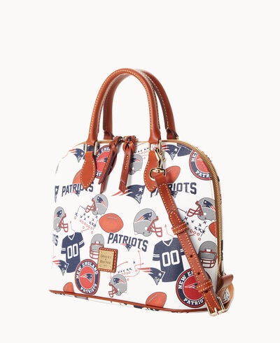 NFL Patriots Zip Zip Satchel