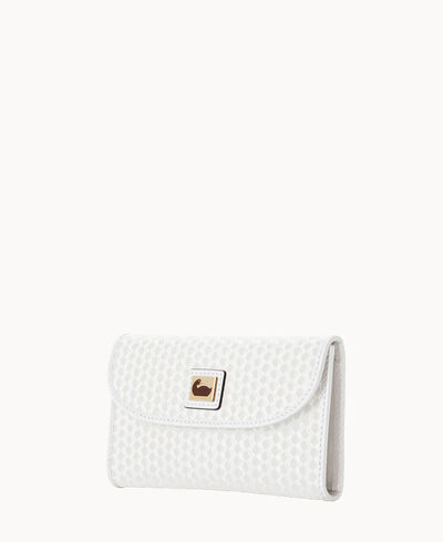 Camden Woven Continental Clutch