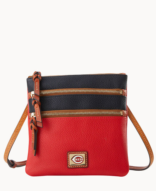 MLB Reds Triple Zip Crossbody