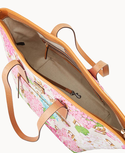Hydrangea Monogram Tote
