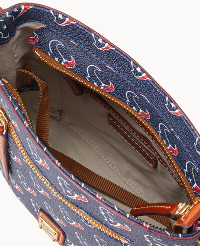 NFL Texans Small Zip Crossbody