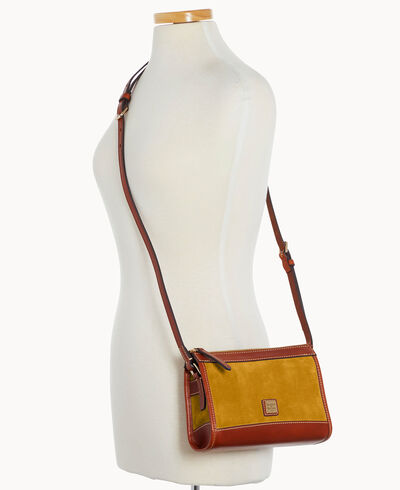 Suede Zip Crossbody