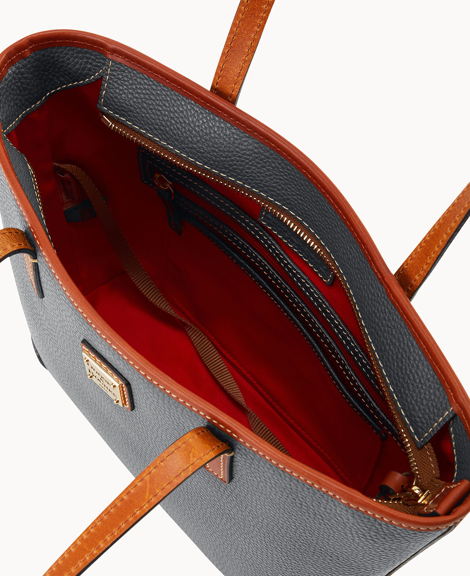 Dooney Bourke Pebble Grain Small Charleston Shopper