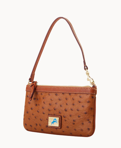NFL Lions Large Slim Wristlet