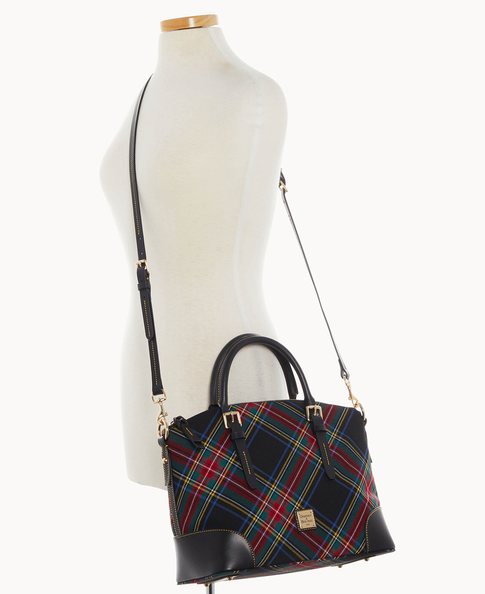 Tartan Domed Satchel