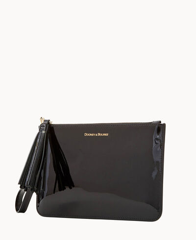 Patent Leather Carrington Wristlet