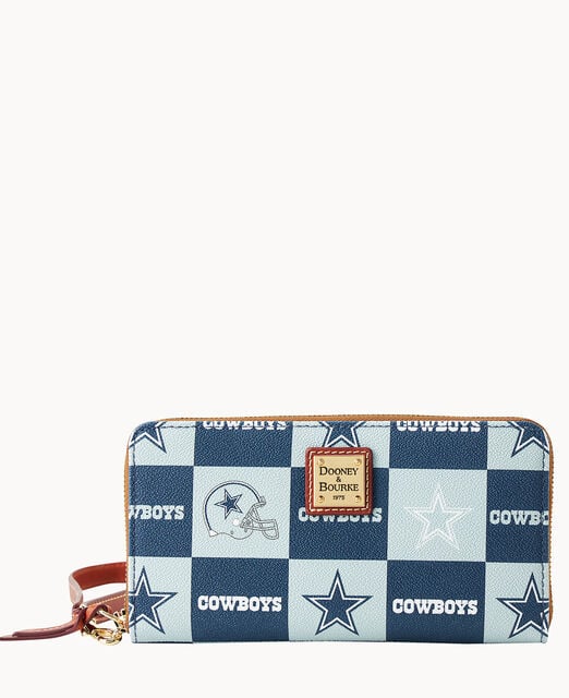 NFL Cowboys Large Zip Around Wristlet