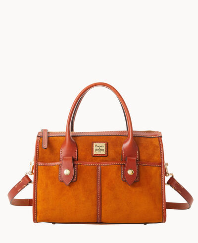 Suede Small Satchel