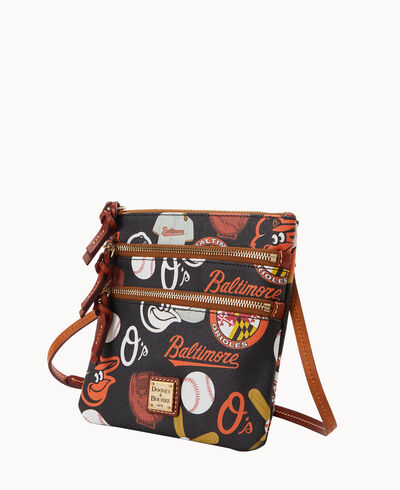 MLB Orioles North South Triple Zip Crossbody