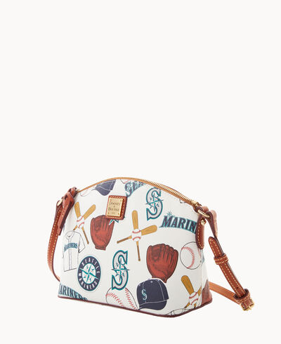MLB Mariners Suki Crossbody Med Wristlet