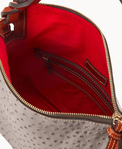 Ostrich Twist Strap Hobo