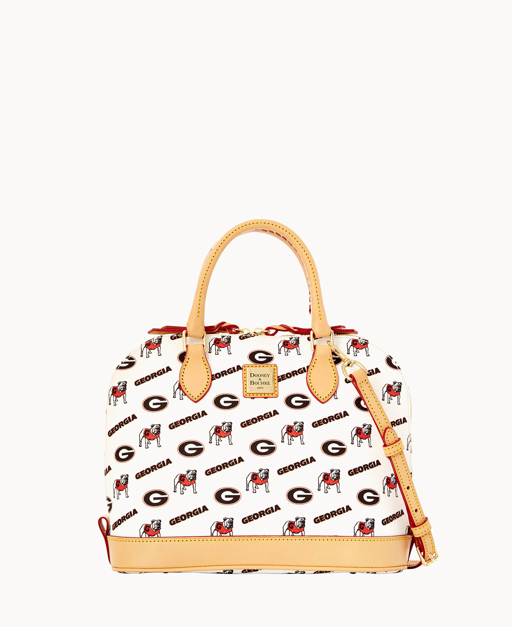 Dooney Bourke Collegiate University of Georgia Zip Zip Satchel