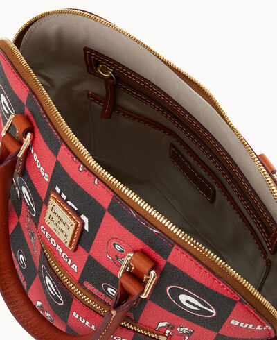 Collegiate University of Georgia Domed Zip Satchel