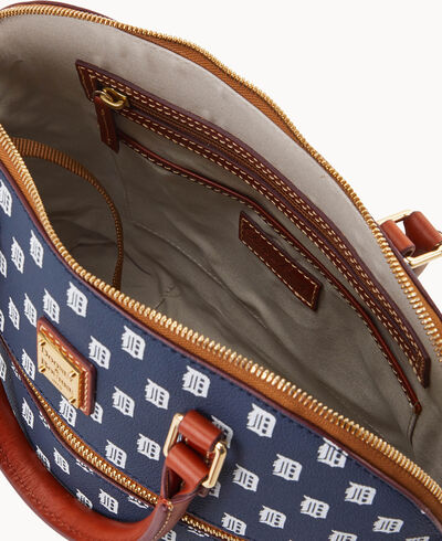 MLB Tigers Domed Zip Satchel