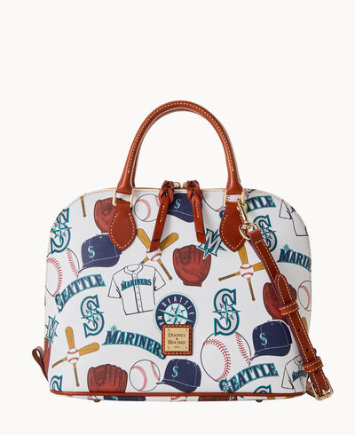 MLB Mariners Zip Zip Satchel