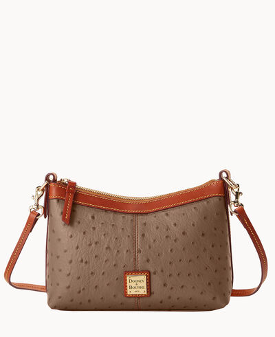 Ostrich Crossbody Pouch