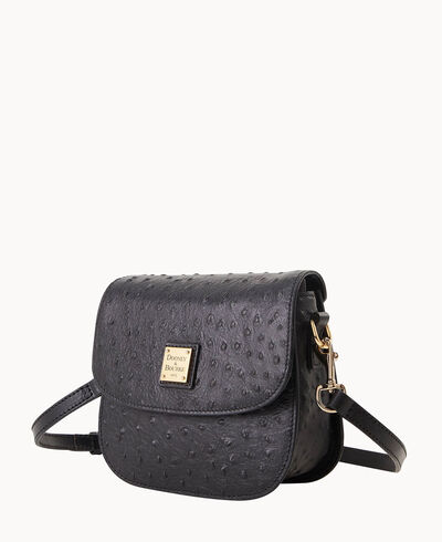 Ostrich Saddle Bag